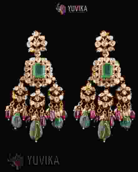 FLAT DIAMOND EARRINGS