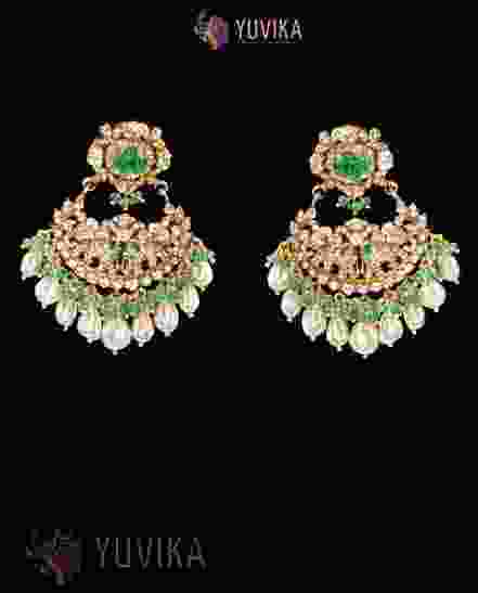 DIAMOND POLKI EARRINGS