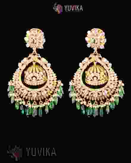 DIAMOND POLKI EARRINGS