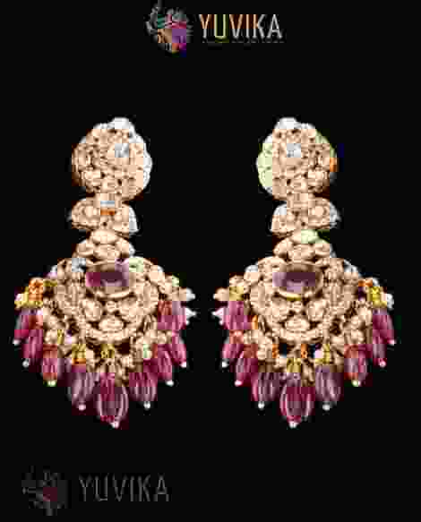 Nakshi Polki Earrings