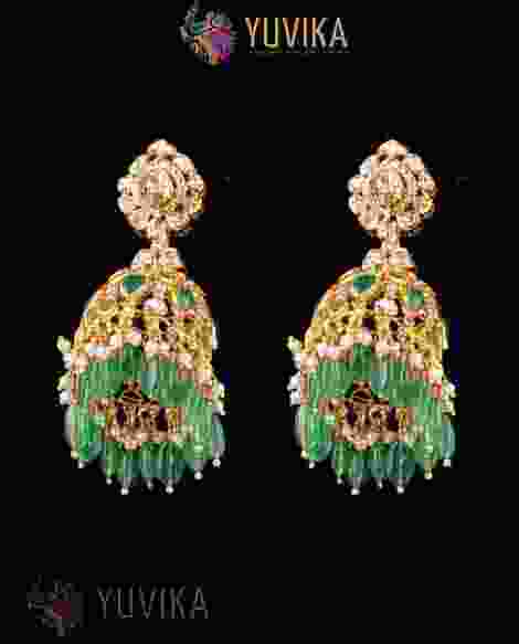 Nakshi Polki Earrings