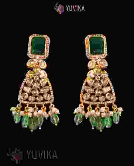 FLAT DIAMOND EARRINGS