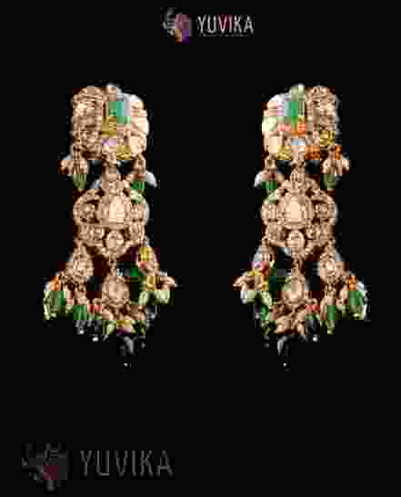 FLAT DIAMOND EARRINGS