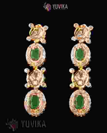 FLAT DIAMOND EARRINGS