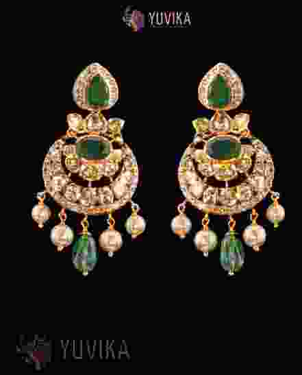 FLAT DIAMOND EARRINGS