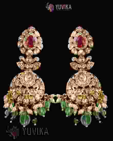 FLAT DIAMOND EARRINGS