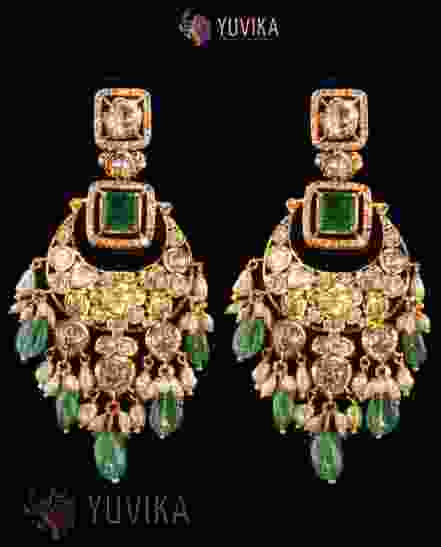 FLAT DIAMOND EARRINGS