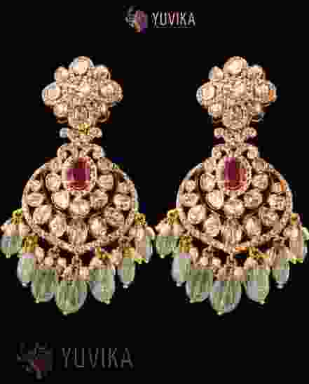 FLAT DIAMOND EARRINGS