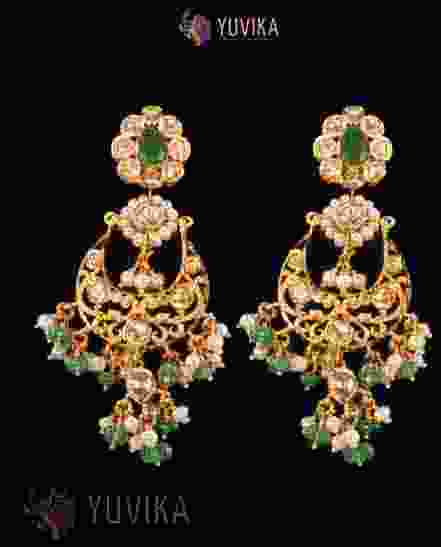 FLAT DIAMOND EARRINGS