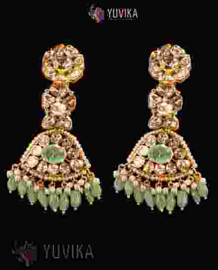 FLAT DIAMOND EARRINGS