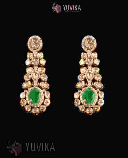 FLAT DIAMOND EARRINGS