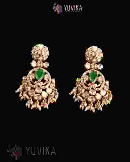 FLAT DIAMOND EARRINGS