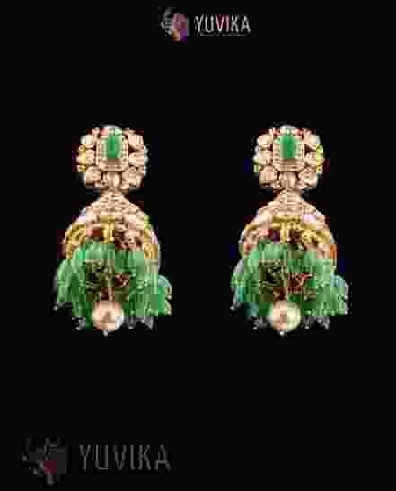 FLAT DIAMOND EARRINGS