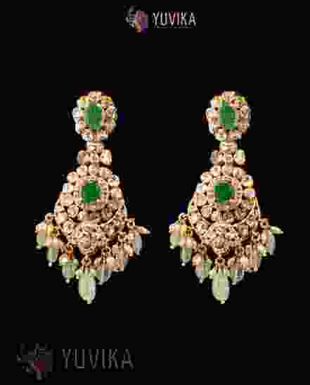 FLAT DIAMOND EARRINGS