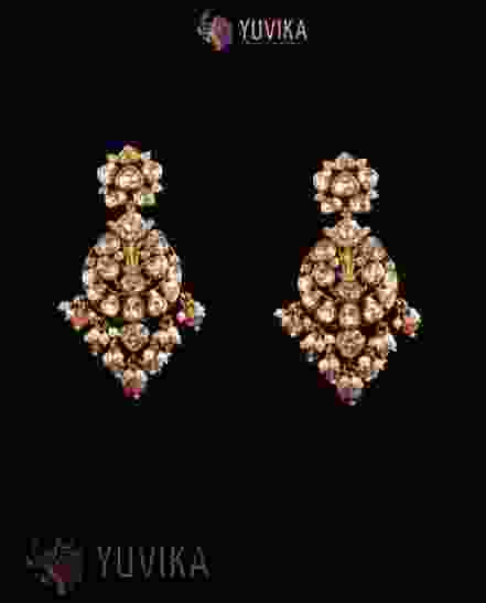 FLAT DIAMOND EARRINGS