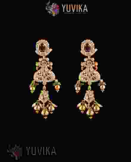 Nakshi Polki Earrings