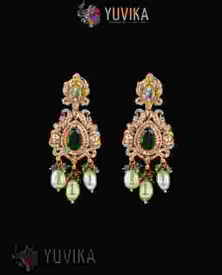 Nakshi Polki Earrings