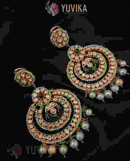 Nakshi Polki Earrings