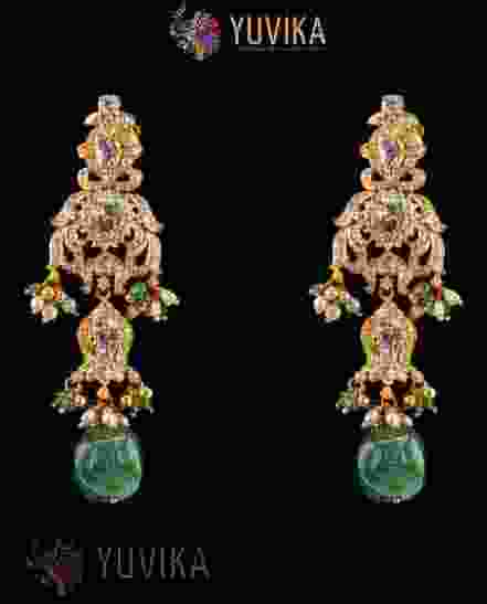 Nakshi Polki Earrings