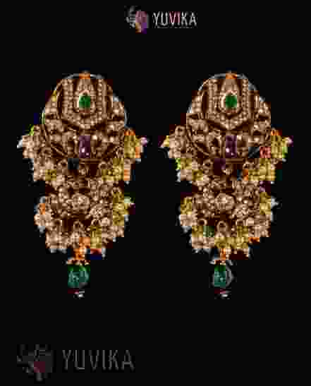 Nakshi Polki Earrings