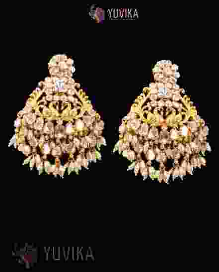 DIAMOND POLKI EARRINGS