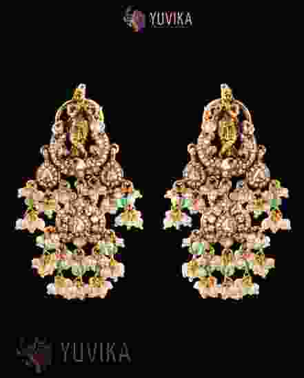 DIAMOND POLKI EARRINGS