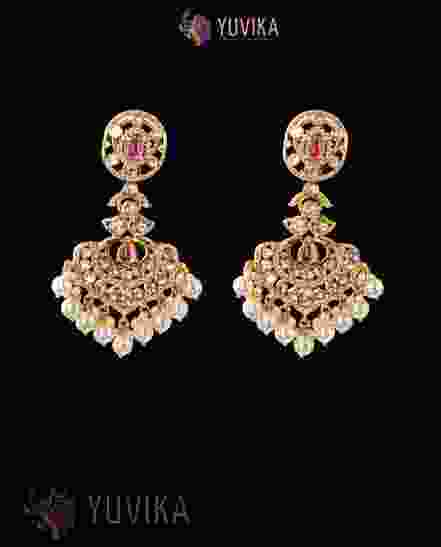 DIAMOND POLKI EARRINGS