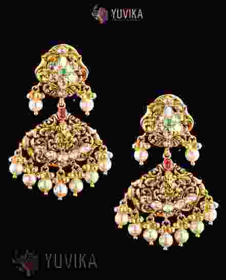 DIAMOND POLKI EARRINGS