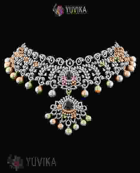 DIAMOND NECKLACE-DETACHABLE PENDANT