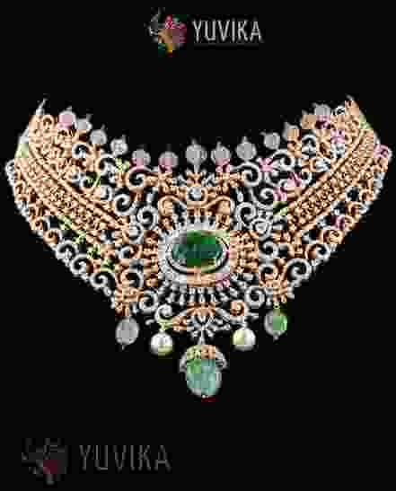 DIAMOND NECKLACE - ROSECUT