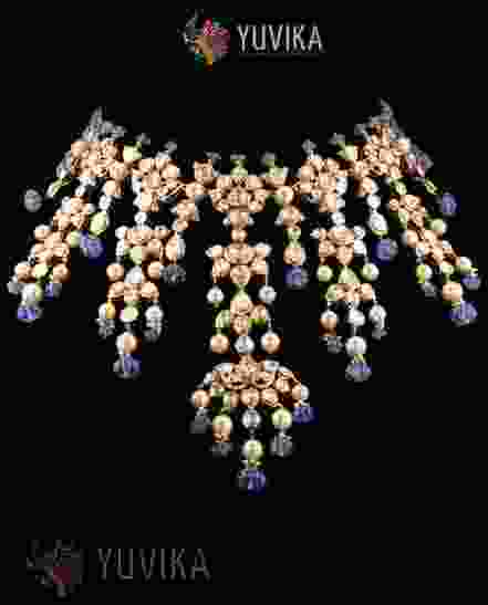 DIAMOND POLKI NECKLACE