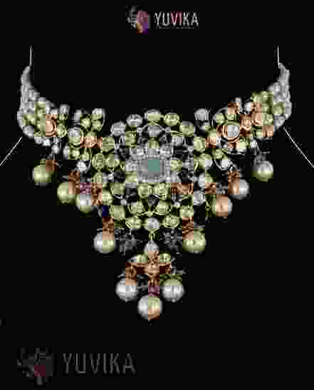 FLAT DIAMOND NECKLACE CHOKER