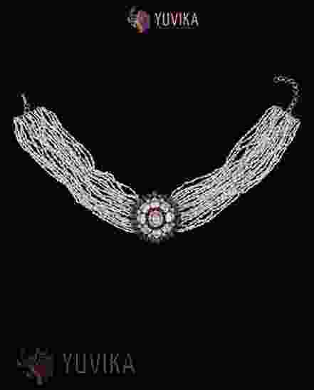 FLAT DIAMOND NECKLACE CHOKER