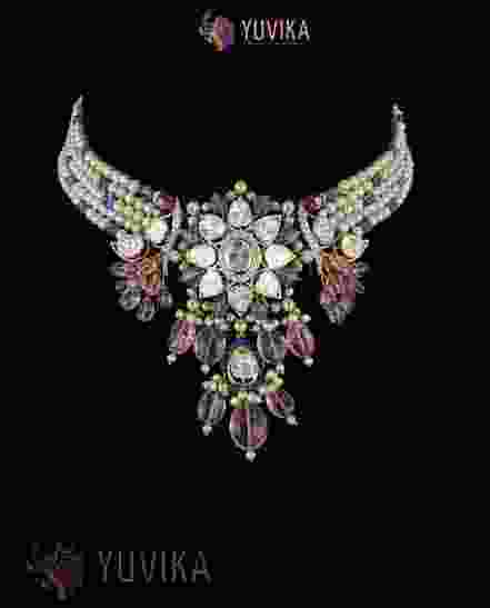 FLAT DIAMOND NECKLACE CHOKER