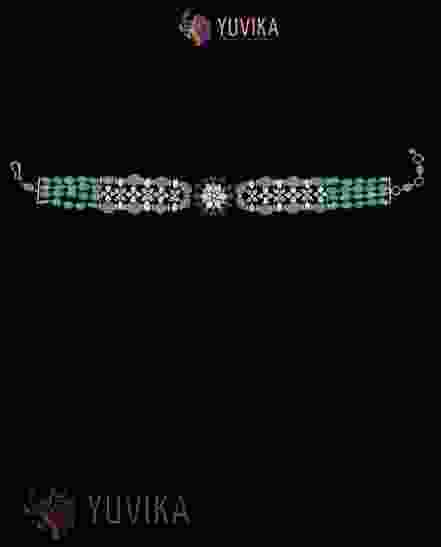 ROSECUT DIAMOND NECKLACE CHOKER