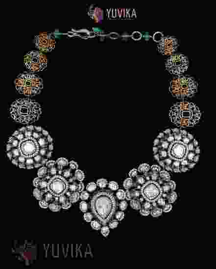 ROSECUT DIAMOND NECKLACE PRINCESS