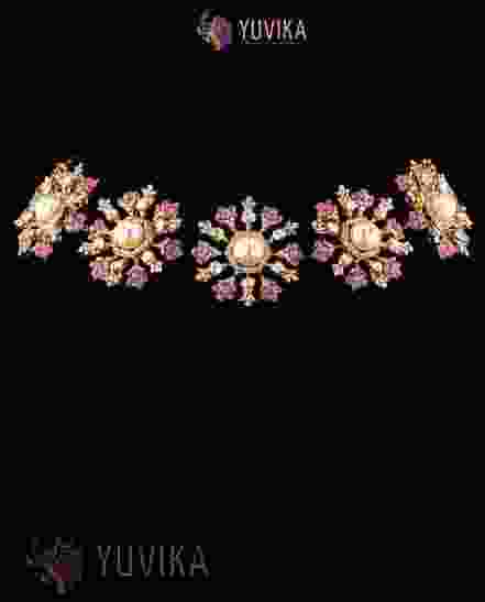 ROSECUT DIAMOND NECKLACE CHOKER