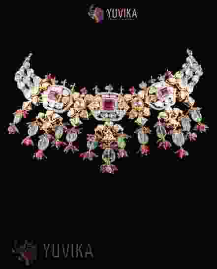 POLKI DIAMOND NECKLACE CHOKER