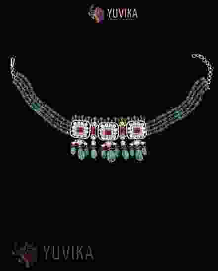POLKI DIAMOND NECKLACE CHOKER