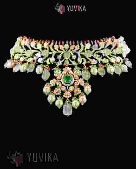 POLKI DIAMOND NECKLACE CHOKER