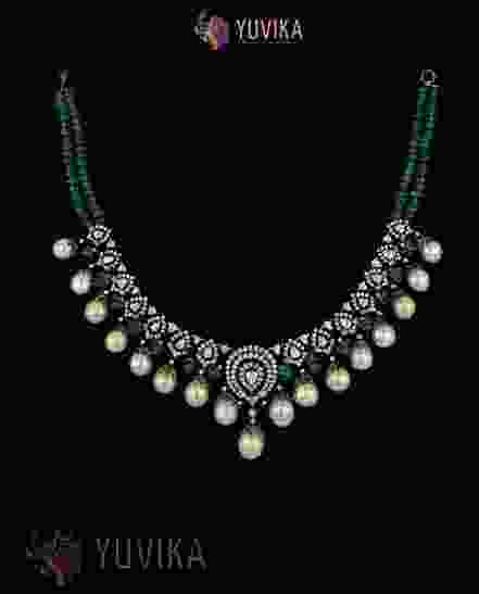 ROSECUT DIAMOND NECKLACE PRINCESS