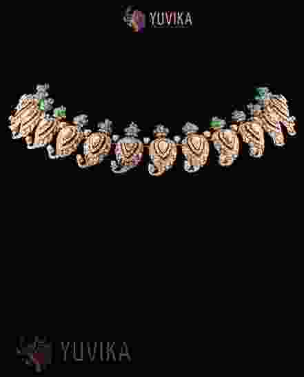 ROSECUT DIAMOND NECKLACE 