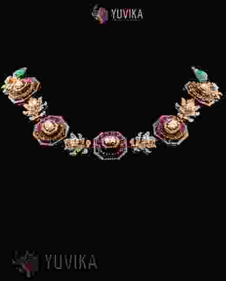 ROSECUT DIAMOND NECKLACE 