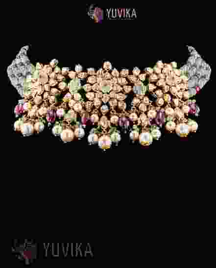 POLKI DIAMOND NECKLACE