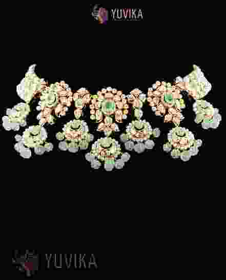 POLKI DIAMOND NECKLACE