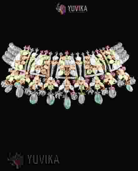 POLKI DIAMOND NECKLACE