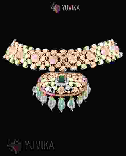 POLKI DIAMOND NECKLACE