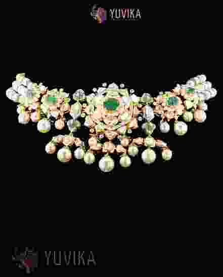 POLKI DIAMOND NECKLACE