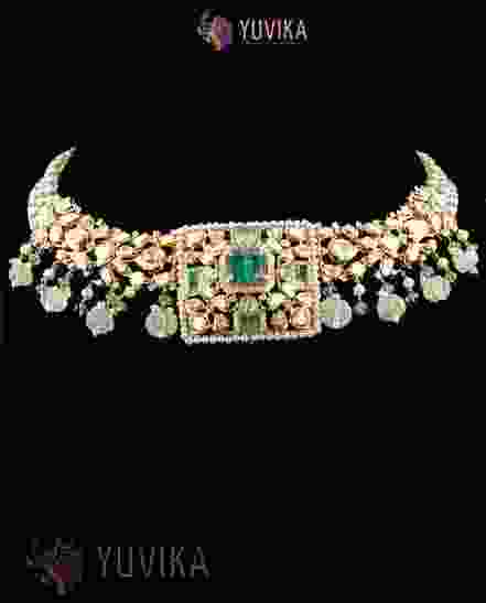 POLKI DIAMOND NECKLACE