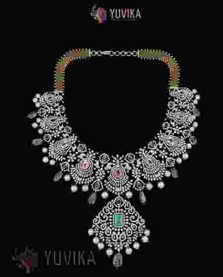 DIAMOND NECKLACE- DETACHABLE PRINCESS, PENDANT